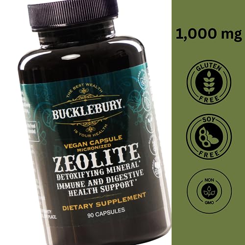 BUCKLEBURY Zeolite Micronized Smart Mineral Capsules - Supports Detox, Immune BUCKLEBURY buy supplements canada