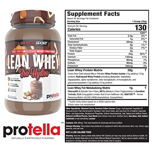 Musclesport Lean Whey Revolution™ Protein Powder - Whey Protein Isolate - Low Calorie Musclesport buy supplements canada
