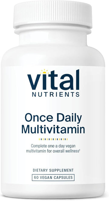 Vital Nutrients Once Daily Multivitamin - Vegan Multi for Women & Men - Allergen-Free - 19 Essential Vitamins + Antioxidants for Eye and Heart Health Vital Nutrients buy supplements canada