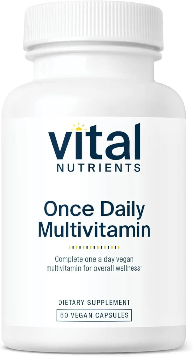 Vital Nutrients Once Daily Multivitamin | Vegan Multi for Women & Men | Allergen-Free | 19 Essential Vitamins + Antioxidants for Eye and Heart Health | Vital Nutrients buy supplements canada