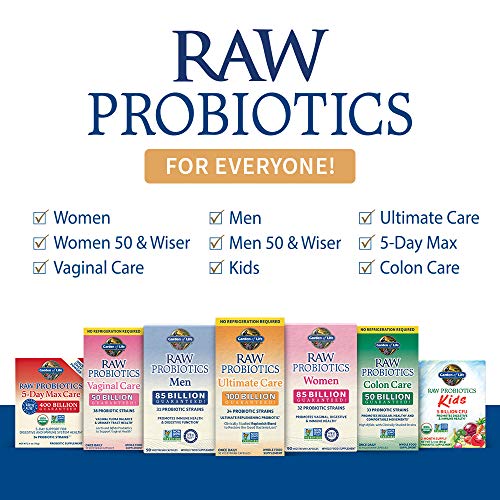 Garden of Life RAW Probiotics Colon Care Shelf Stable - 50 Billion CFU Guaranteed Garden of Life buy supplements canada