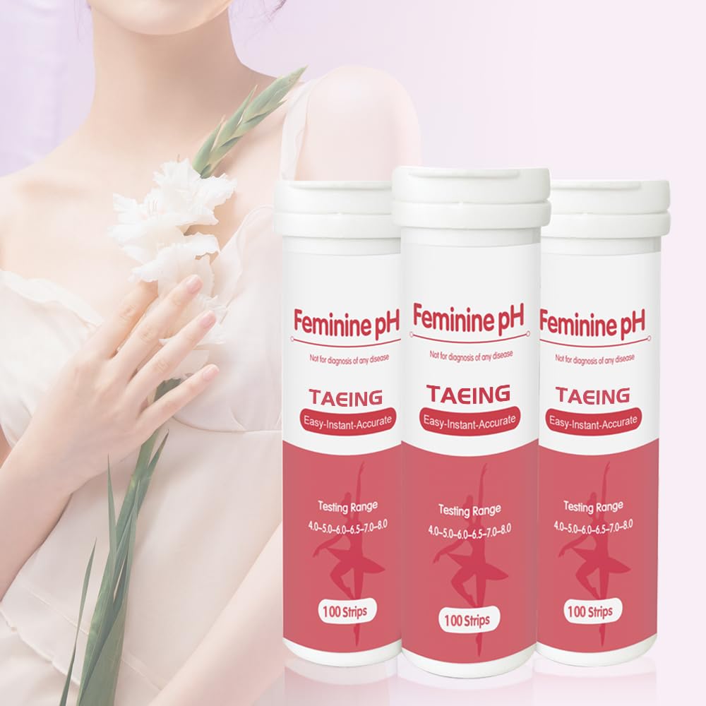 TAEING Vaginal Health pH Test Strips, 100pcs Feminine pH Test for Women, pH-Balance Monitor My Store buy supplements canada