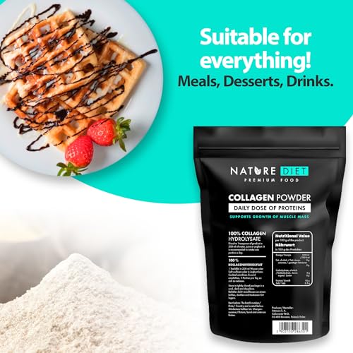 Nature Diet - Collagen Powder 600 g | Hydrolysate | Unflavored | Collagen Peptides | Source of Protein Nature Diet buy supplements canada
