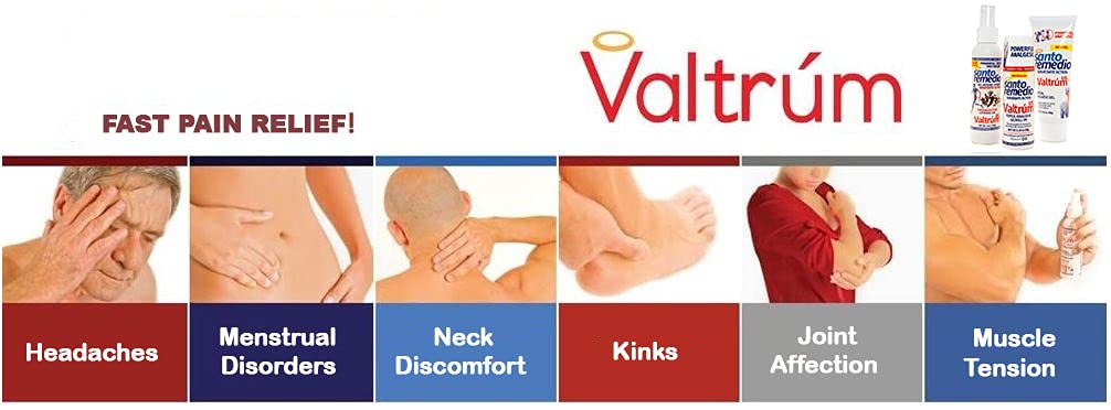 Valtrum Santo Remedio Pain Relief Spray, 4 Oz Valtrum buy supplements canada