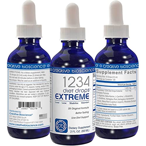 Creative Bioscience 1234 Diet Drops Extreme for Women & Men, Diet Drops for Weight Creative Bioscience buy supplements canada