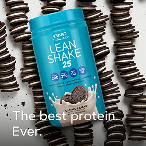 GNC Total Lean | Lean Shake 25 Protein Powder | High-Protein Meal Replacement Shake GNC buy supplements canada