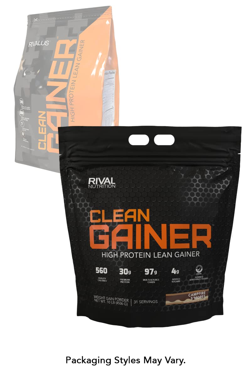 Rivalus Clean Gainer, S'Mores, 10 Pound Rivalus buy supplements canada