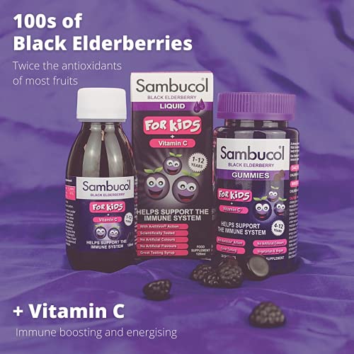 SAMBUCOL KIDS GUMMIES 30'S, 30 Count (Pack of 1) Sambucol buy supplements canada