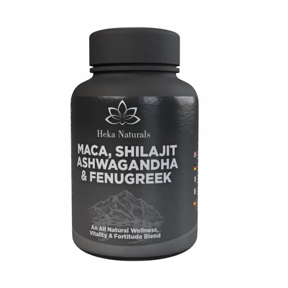 Heka Naturals Male Botanical Complex | 90 Capsules with Ashwagandha, Maca Root, Fenugreek & Shilajit | Traditional Plant-Based Ingredients for Active Lifestyles | Food Supplement Heka Naturals buy supplements canada