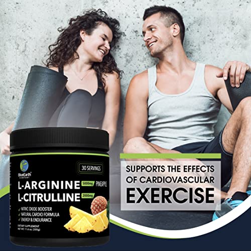 BlueEarth Company L-Arginine 5000mg + L-Citrulline Complex Powder Supplement Drink BlueEarth Company buy supplements canada