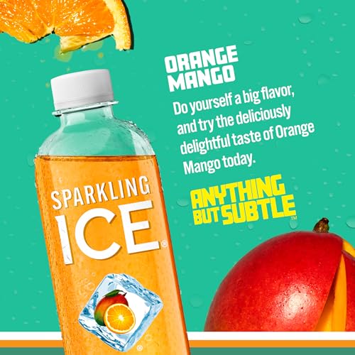 Sparkling Ice, Orange Mango Sparkling Water, Zero Sugar Flavored Water, with Vitamins Sparkling ICE buy supplements canada