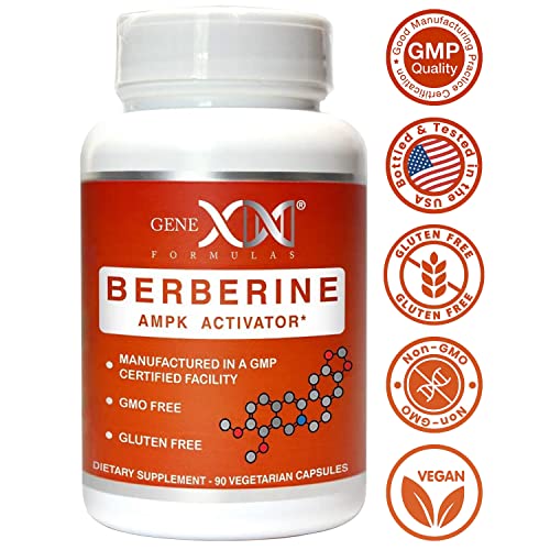 GENEX Berberine HCl 500mg (90 Capsules) | Powerful AMPK Activator, Supports Heart Genex Formulas buy supplements canada