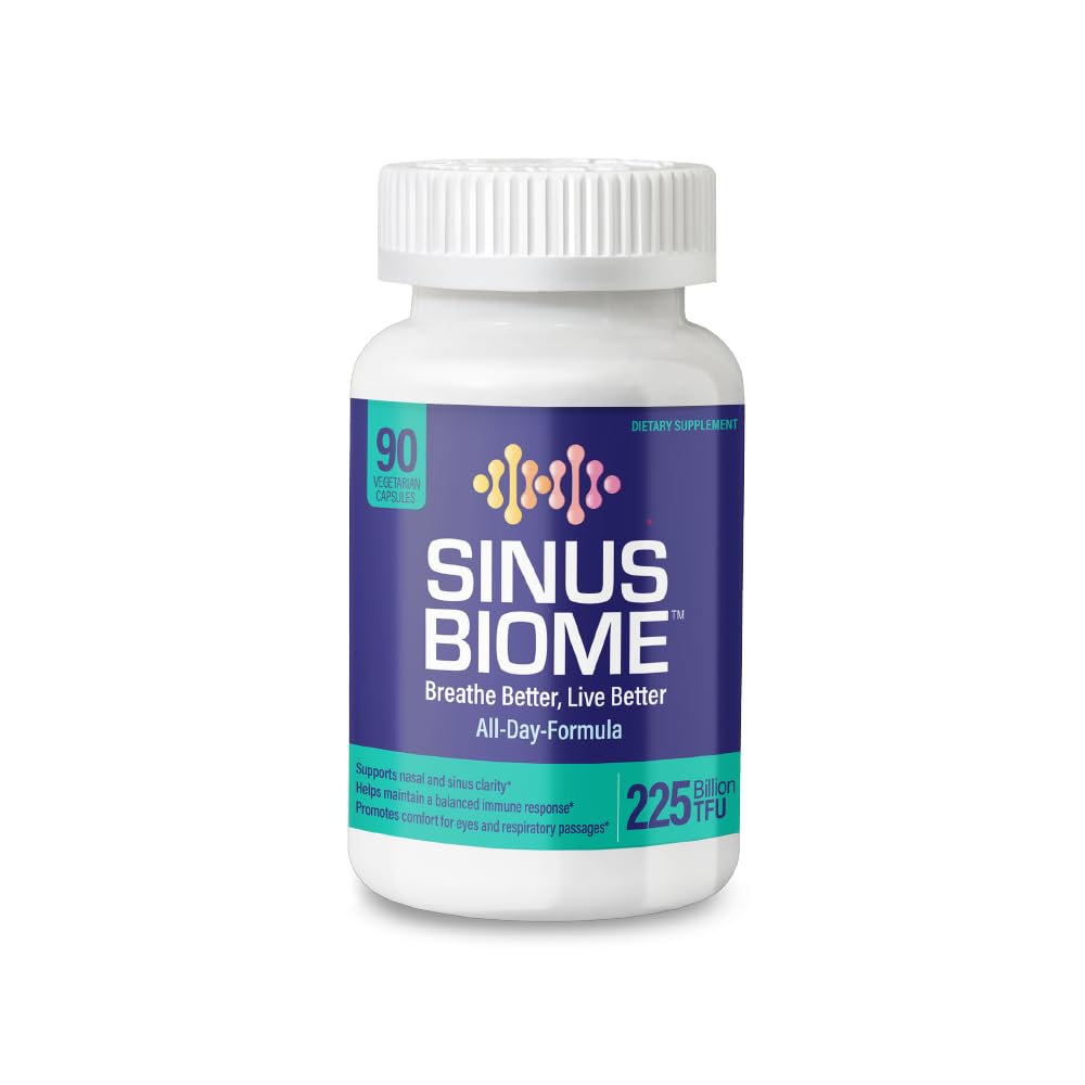 NANOWELL Sinus Biome All-Day Formula Dietary Supplement, 90 Vegetarian Capsules, 225 Billion TFU for Nasal, Sinus, Respiratory Support NANOWELL buy supplements canada
