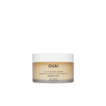 OUAI Scalp & Body Scrub Travel Size, Melrose Place - Exfoliating Body Scrub with Sugar & Coconut Oil Blend for Smooth, Moisturized Skin - Gentle for Removing Product Build Up (3.4 Oz) OUAI buy supplements canada