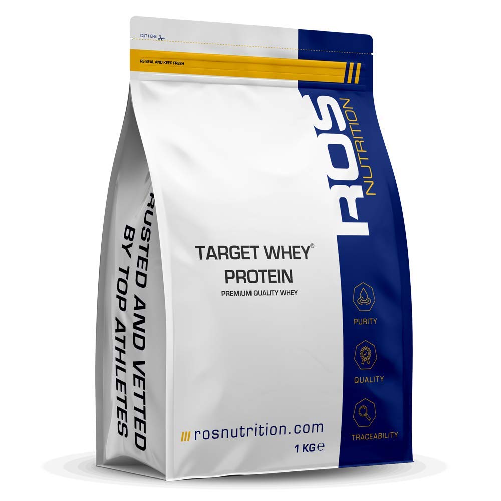 Whey Protein Powder | Unflavoured | Target Whey Protein by ROS Nutrition | 1 Kg | 40 Servings ROS Nutrition buy supplements canada