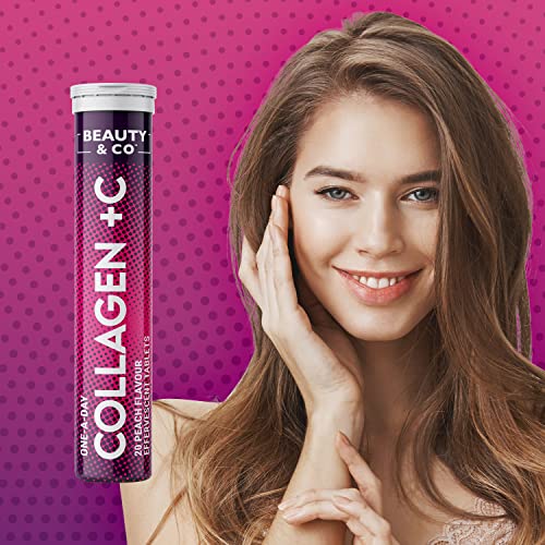 Collagen Effervescent - Marine Collagen & Vitamin C (2 Tubes) Beauty & Co buy supplements canada
