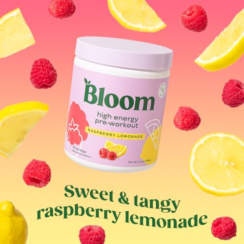 Bloom Nutrition High Energy Pre Workout Powder, Amino Energy with Beta Alanine, Ginseng Bloom Nutrition buy supplements canada