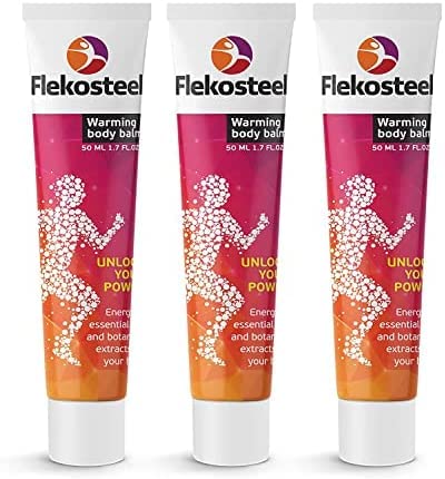 3 Tubes HENDEL GARDEN Flekosteel Warming Body Balm 5.1 fl oz/150 ml RIXET buy supplements canada