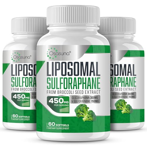 Osasuna Liposomal Sulforaphane 450MG, Maximum Absorption,180 Softgel Osasuna buy supplements canada