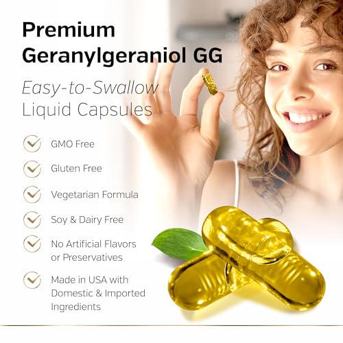 Premium Geranylgeraniol Supplement – GG-Gold 150mg with DeltaGold Vitamin E Tocotrienols Sunergetic buy supplements canada