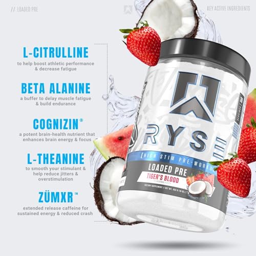 RYSE Up Supplements Loaded Pre Workout Powder Supplement for Men & Women RYSE Up Supplements buy supplements canada