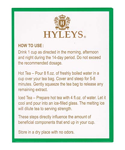 Hyleys Detox Tea 14 Days Kit - 42 Tea Bags - Herbal Supplement - Mother's Mother's Day HYLEYS buy supplements canada
