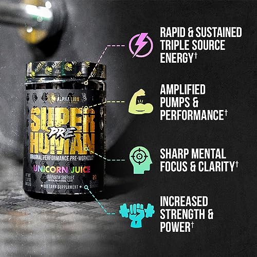 ALPHA LION Superhuman Pre Workout Powder, Beta Alanine, L-Taurine & Tri-Source ALPHA LION buy supplements canada