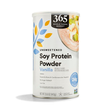 365 by Whole Foods Market, Soy Protein Powder, Unsweetened Vanilla Flavor, 15.63 oz 365 by Whole Foods Market buy supplements canada