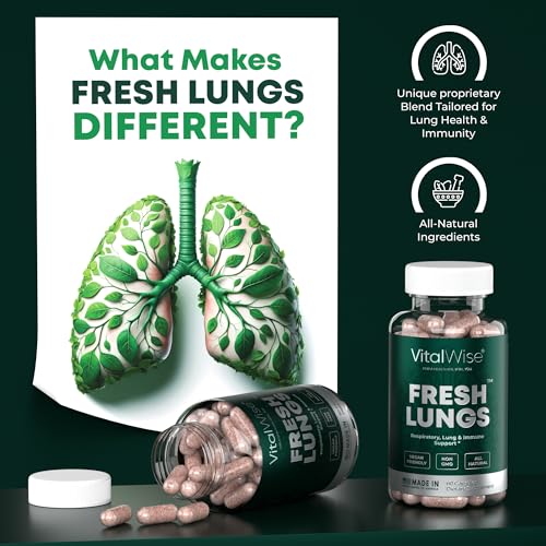 VitalWise Fresh Lungs Lung Detox and Cleanse Supplement with Mullein Leaf Extract VitalWise buy supplements canada