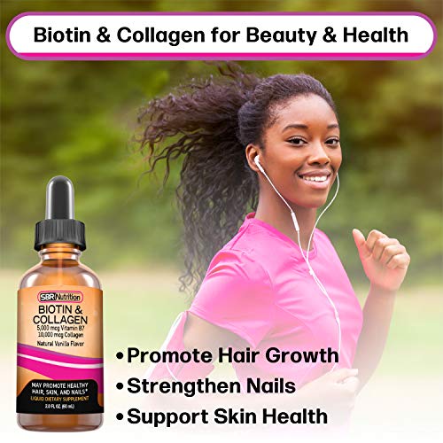 SBR Nutrition Biotin and Collagen Liquid Drops Daily Food Supplement, Vitamins SBR Nutrition buy supplements canada