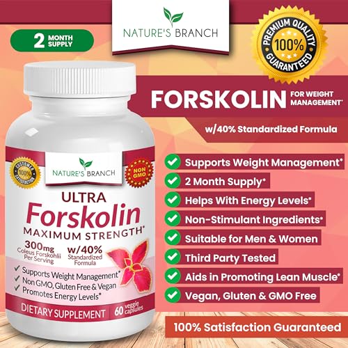 Premium 100% Ultra Pure Forskolin for Weight Loss Max Strength w/ 40% Standardized Nature's Branch buy supplements canada