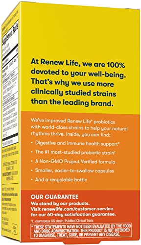 Renew Life Everyday Probiotic Capsules, Daily Supplement Supports Urinary, Digestive Renew Life buy supplements canada