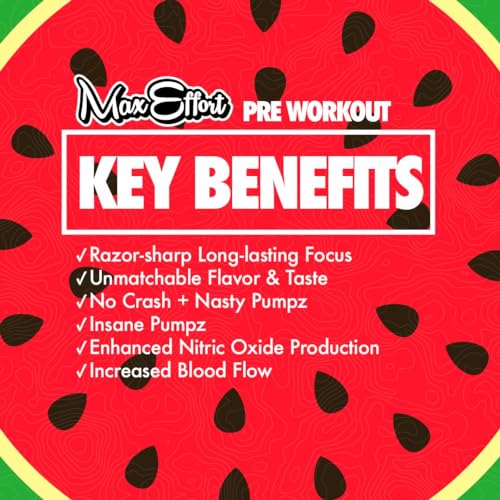 MAX EFFORT Muscle - Pre Workout Supplement, Energy and Focus, Insane Muscle Pump MAX EFFORT buy supplements canada