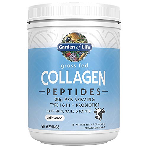 Garden of Life Grass Fed Collagen Peptides Powder – Unflavored Collagen Powder Garden of Life buy supplements canada