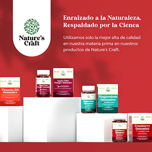 Gomitas ACV de Vinagre de Sidra de Manzana – Suplemento de Energético Natural con la Natures Craft buy supplements canada