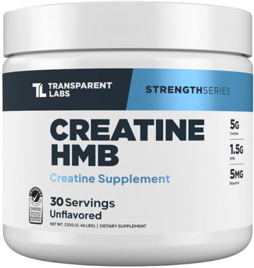 Transparent Labs Creatine HMB - Creatine Monohydrate Powder with HMB for Muscle Growth, Increased Strength, Enhanced Energy Output Transparent Labs buy supplements canada