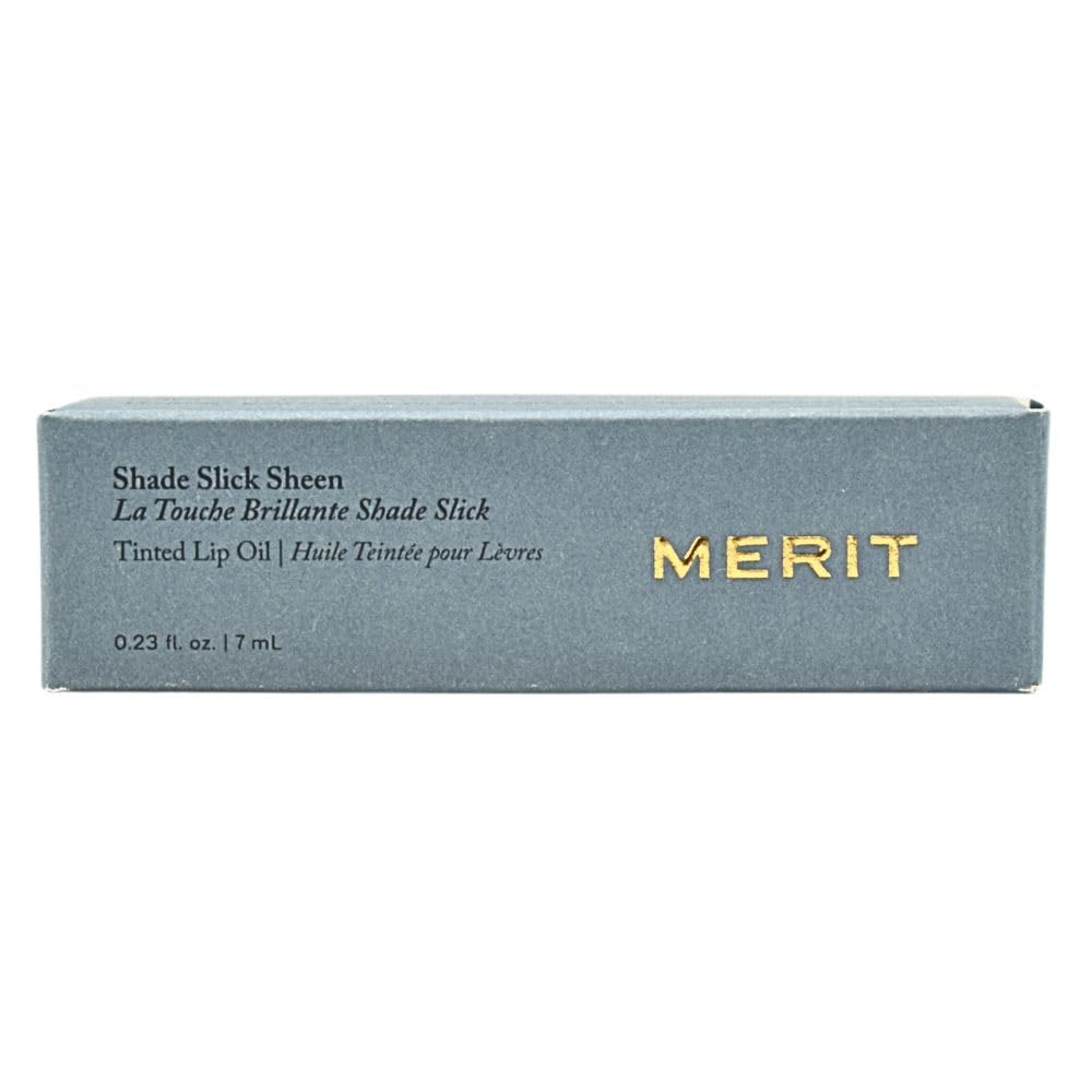 Merit Shade Slick Hydrating Tinted Lip Oil – Twin Set Mauve | Vegan Lip Gloss with Rosehip, Shea & Jojoba Oils for Moisturizing High-Shine Color Merit buy supplements canada