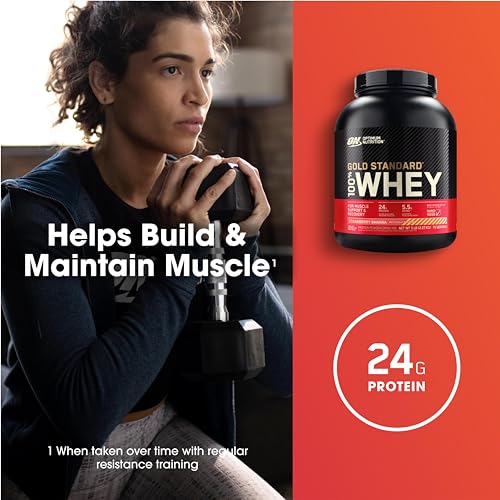 Optimum Nutrition Gold Standard 100% Whey Protein Powder, Strawberry Banana Optimum Nutrition buy supplements canada
