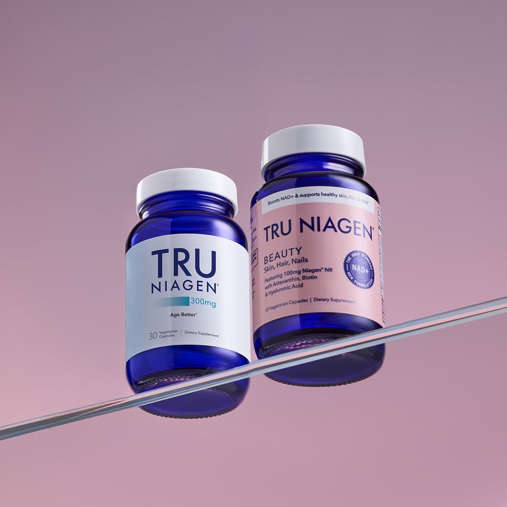 TRU NIAGEN 300mg + Beauty Bundle. A Comprehensive Bundle for Daily NAD+ Support with targeted Beauty Actives for Healthy Skin, Hair, and Nails at The Cellular Level. TRU NIAGEN buy supplements canada