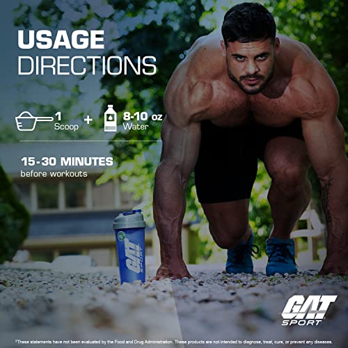GAT SPORT PMP (Peak Muscle Performance), Pre-Workout, 30 Servings (Blue Raspberry GAT SPORT buy supplements canada