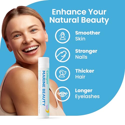 Swedish Nutra Marine Beauty Collagen | High Strength Type 1 & 3 Collagen to Rejuvenate Hair, Skin & Nails Swedish Nutra buy supplements canada