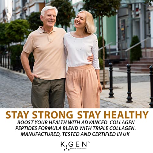 Pure Collagen Supplements Capsules Grass Fed Advanced Multi Collagen Peptides K GEN rejuvenation nutrition buy supplements canada