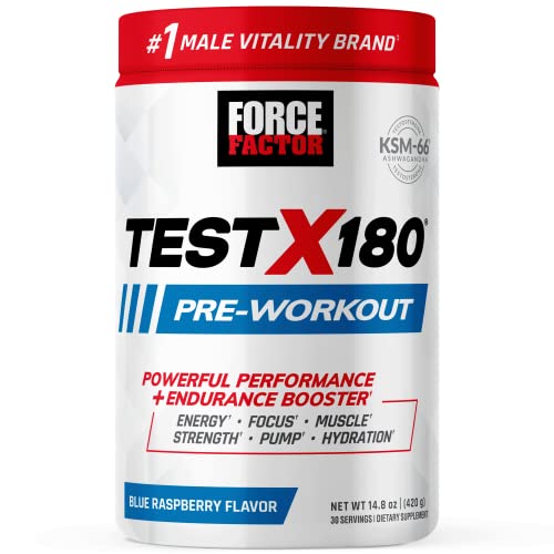 FORCE FACTOR Test X180 Pre-Workout Powder & Energy Supplement, Boost Focus Force Factor buy supplements canada