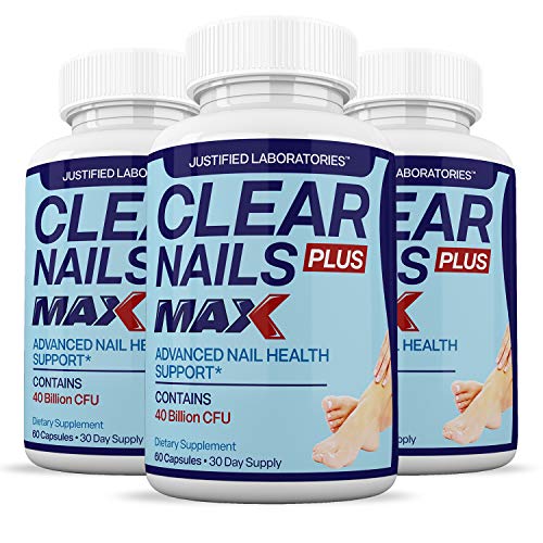 Justified Laboratories (3 Pack) Clear Nails Plus Max Pills 40 Billion CFU Probiotic 60 Caps Justified Laboratories buy supplements canada