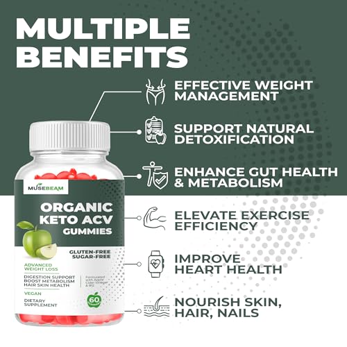 Organic Keto ACV Gummies Advanced Weight Loss - Gluten & Sugar Free Belly Fat Burner MuseBeam buy supplements canada