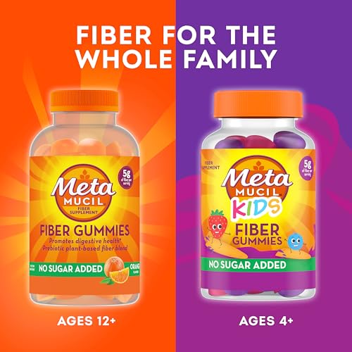 Metamucil Fiber Supplement Gummies, Sugar Free Orange Flavor, 5g Prebiotic Plant Based Metamucil buy supplements canada