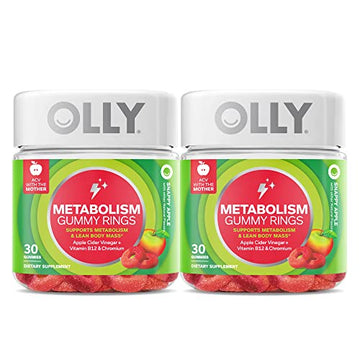OLLY Metabolism Gummy Rings, Apple Cider Vinegar, Vitamin B12, Chromium, Energy and Digestive Health OLLY buy supplements canada