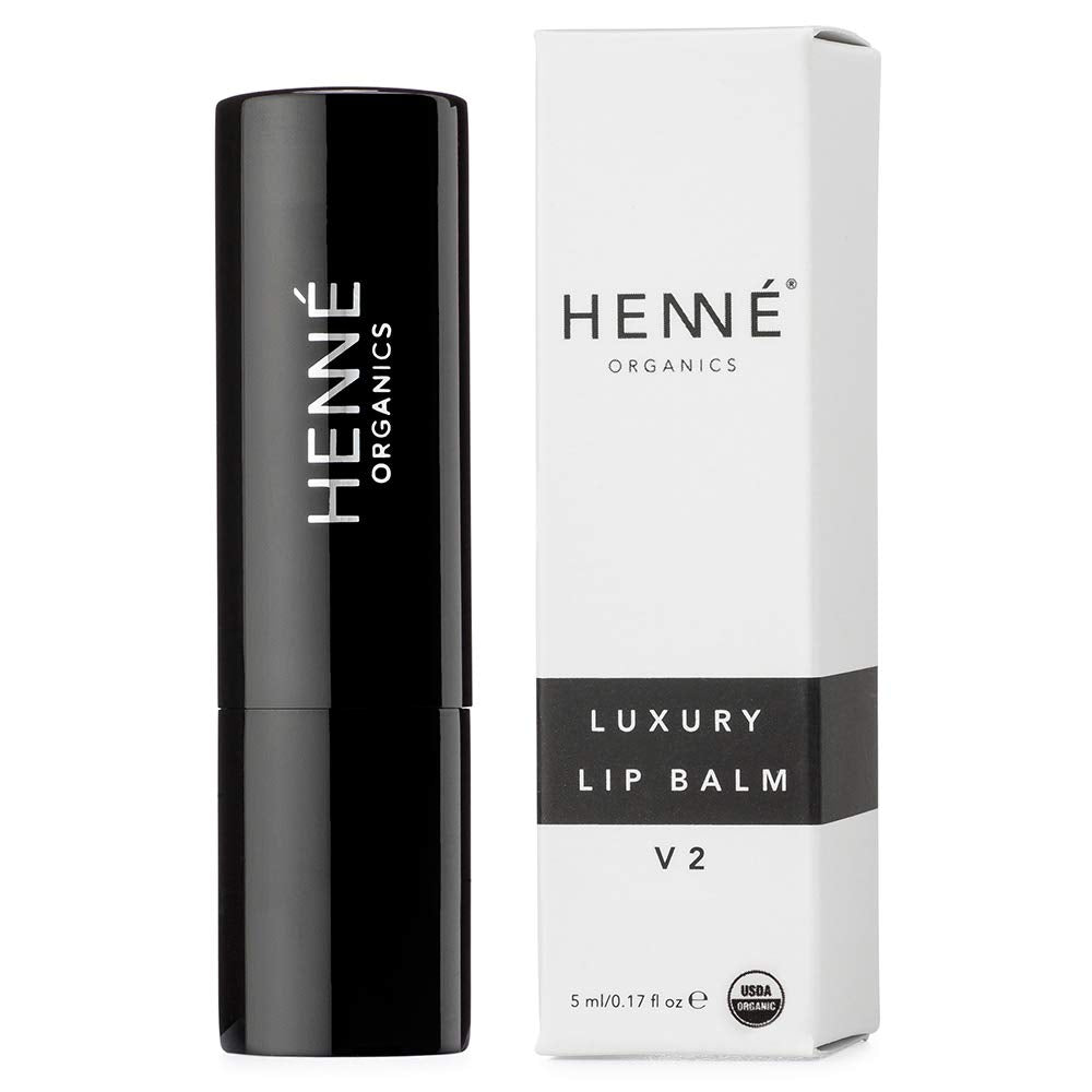 Henné Organics Luxury Lip Balm V2 - Natural and Organic Moisturizer - 0.15 Ounce Stick HennÃ Organics buy supplements canada