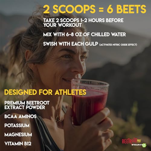 Beetroot Pro Pre-Workout Powder - 10oz, 28 Servings, Dark Cherry Flavor - Boosts Energy Beetroot Pro buy supplements canada