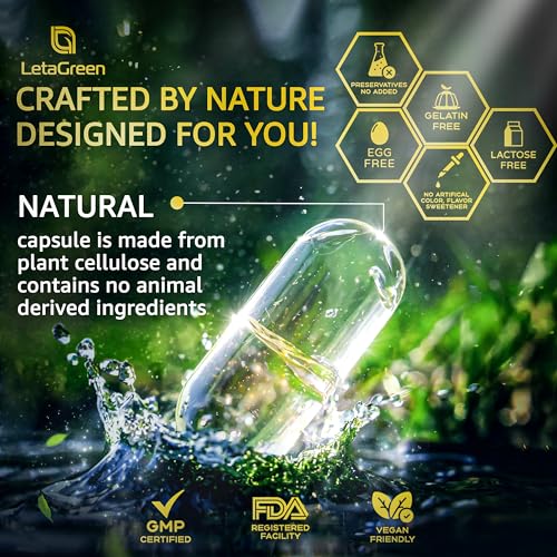 LetaGreen Organic Lions Mane Supplement Capsules - 120 Real Mushrooms Lion's Mane LetaGreen buy supplements canada